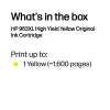 HP 963XL High Yield Gelb Original Tintenpatrone