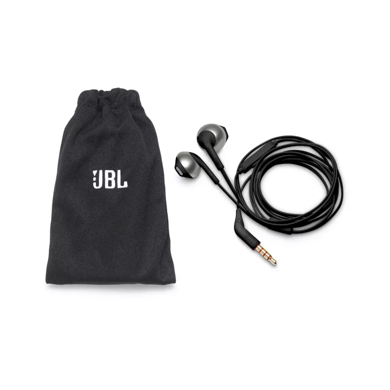 Kabelgebundenes In-Ear-Headset JBL Tune 205 — 1,182 m Kabel, 20–20000 Hz, schwarz