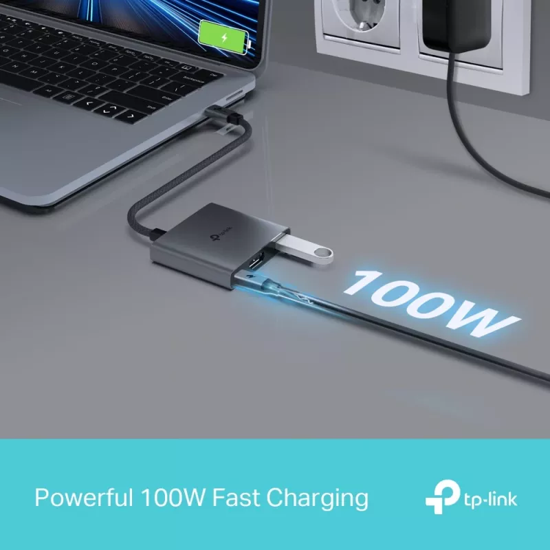 TP-Link UH3020C Schnittstellen-Hub USB Type-C 5000 Mbit/s Grau