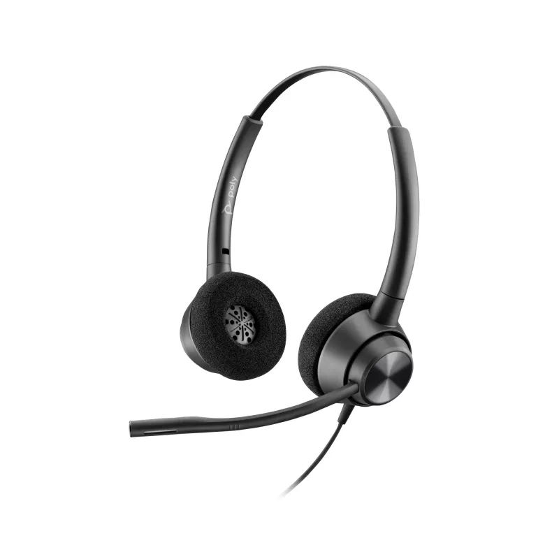 HP Poly EncorePro 320 Stereo USB-A Headset TAA, 105 g, Schwarz