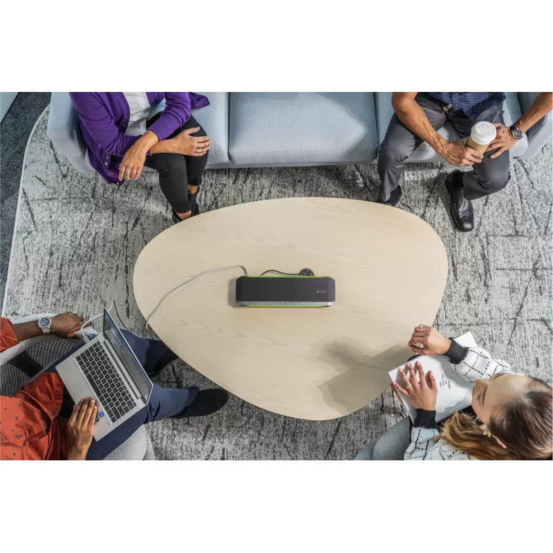 HP Poly Sync 60 Speakerphone, Silber, Windows 10, Windows 11, MacOS, RoHS, Federal Communications Commission (FCC), CE, 37 mm, 116 mm