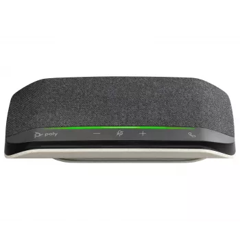 HP Poly Sync 10 USB-A USB-C Speakerphone, Silber, Windows 10, Windows 11, MacOS, RoHS, Federal Communications Commission (FCC), CE, 182 mm, 89 mm