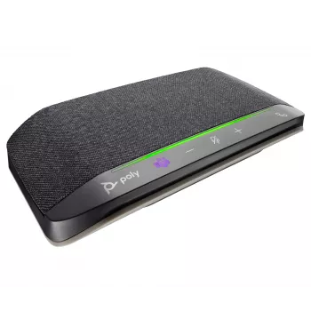 HP Poly Sync 10 Microsoft Teams-zertifizierte Freisprecheinrichtung, Silber, Windows 10, Windows 11, MacOS, RoHS, Federal Communications Commission (FCC), CE, 182 mm, 89 mm