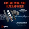 HP Poly Voyager Free 60+ UC Carbon Schwarz Earbuds +BT700 USB-C Adapter +Touchscreen-Ladecase