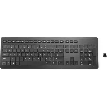 HP Wireless Premium Tastatur Full-size Schwarz RF Wireless Membrane