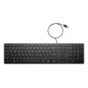 HP Wired Desktop 320K Tastatur Full-Size USB Schwarz 1,8 m Kabel