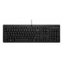 Kabelgebundene Tastatur HP 125 Full-Size USB Membrane Schwarz