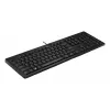 Kabelgebundene Tastatur HP 125 Full-Size USB Membrane Schwarz