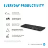 Kabelgebundene Full-Size-Tastatur HP 125 – USB, Membran, schwarz