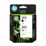 Tintenpatrone HP 305 2er-Pack Standard-Reichweite Schwarz Dreifarbig