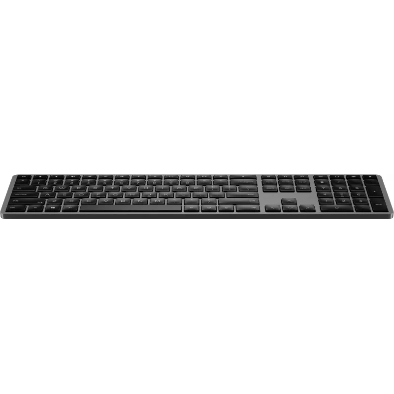 Kabellose Full-Size-Tastatur HP 975 — RF Wireless + Bluetooth, Schwarz, 100%-Layout