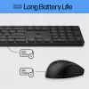 HP 650 Wireless Tastatur and Maus Combo Full-Size-Membran Schwarz