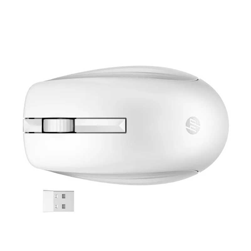 HP 650 Wireless Tastatur-Maus-Set Full-Size Membran Weiß