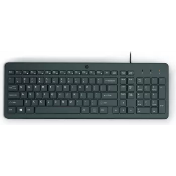 HP 150 Kabelgebundene Tastatur Full-Size USB Schwarz 1m Kabel