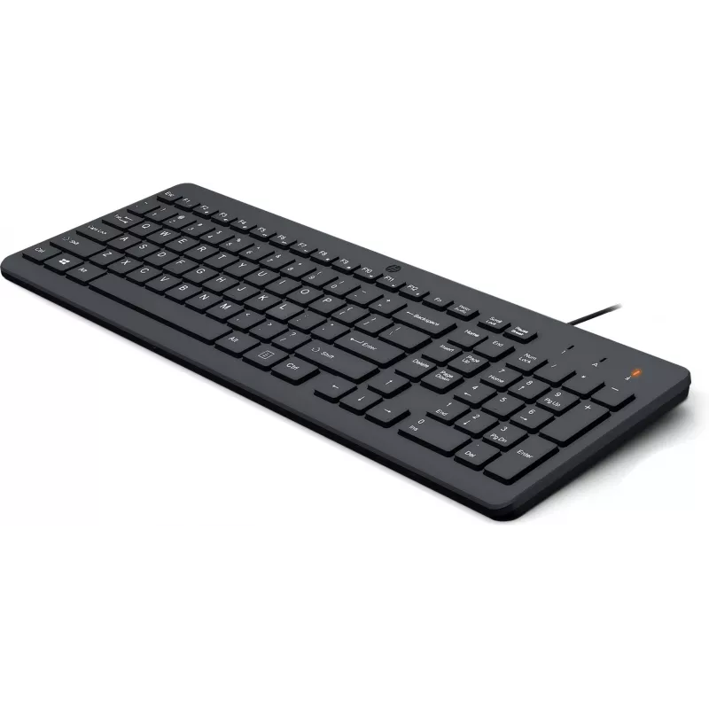 HP 150 Kabelgebundene Tastatur Full-Size USB Schwarz 1m Kabel