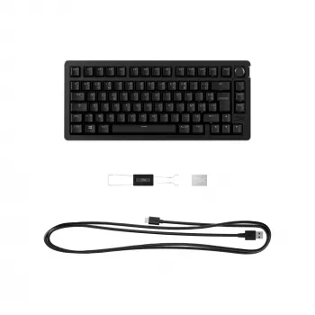 Mechanische Gaming-Tastatur Kingston (HyperX) Alloy Rise 75 – kompaktes 75%-Layout, kabelgebunden, Modell 7G7A4AA#ABD