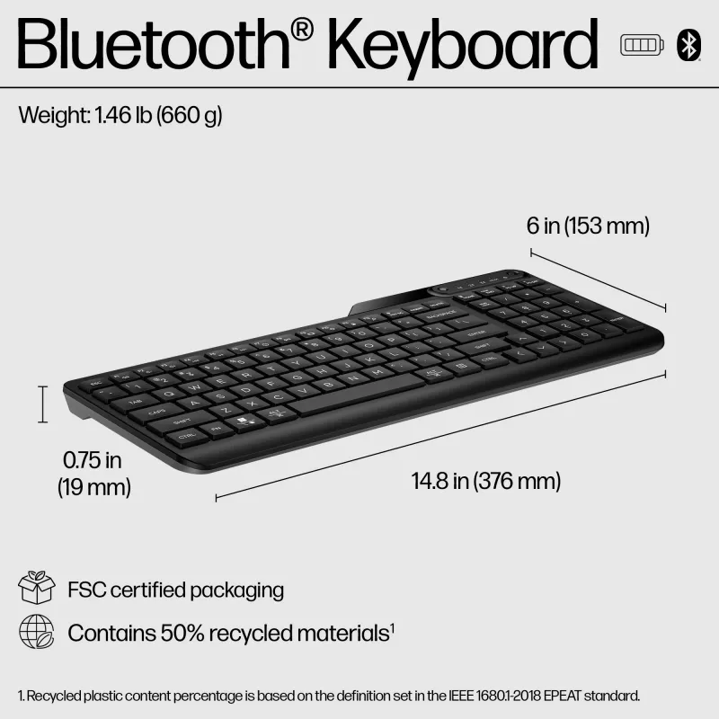 HP 460 Multi-Device Bluetooth-Tastatur