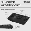 HP 480 Comfort Kabelgebundene Tastatur Full-Size USB Schwarz 1,5 m