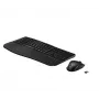 Kabelloses Tastatur-Maus-Set HP 685 Comfort — Full-size ergonomische Tastatur, RF Wireless + Bluetooth, Schwarz, mit Maus