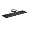 HP Wired Desktop 320K Tastatur Full-Size USB Membrane Schwarz