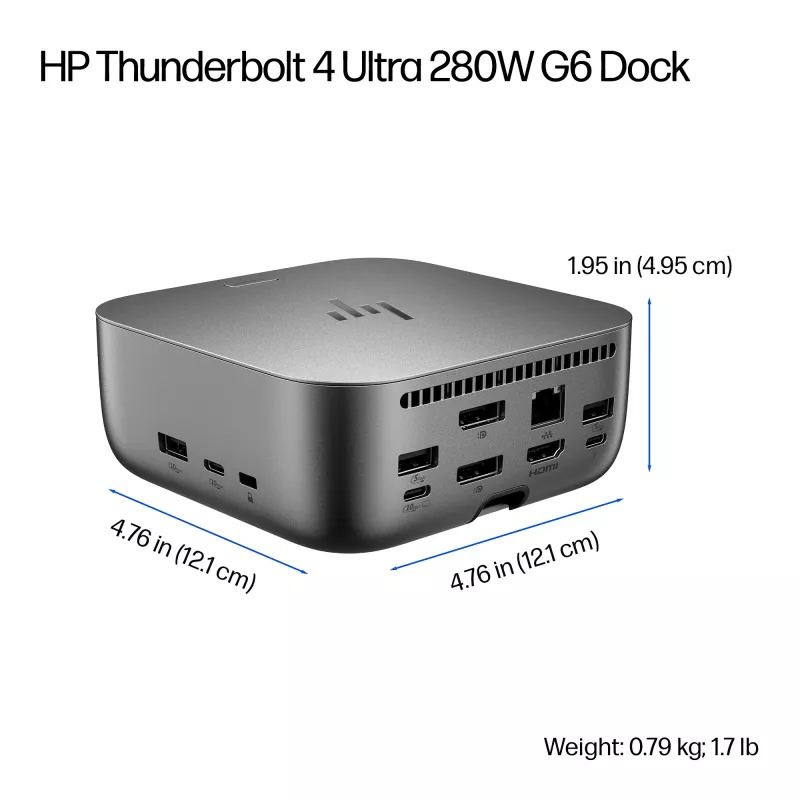 HP Thunderbolt 4 Ultra 280W G6 Dock