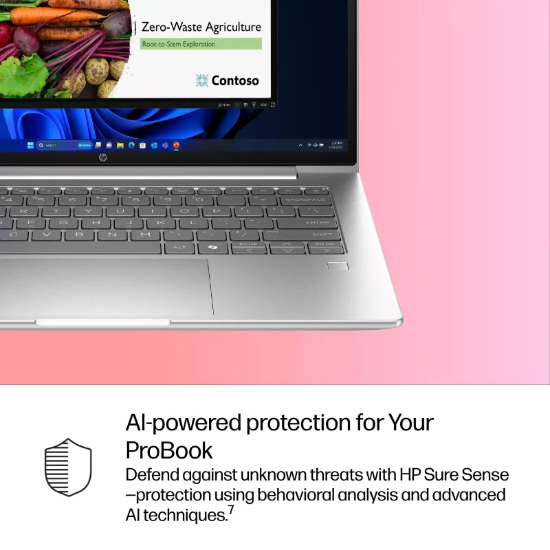 Laptop HP ProBook 4 G1i AI PC 14 Zoll Intel Core Ultra 5 16 GB 512 GB Intel Graphics Windows 11 Pro