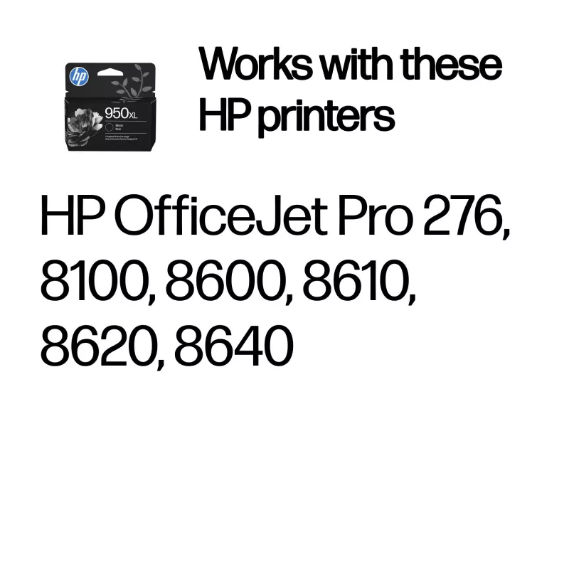 Tintenpatrone HP 950XL High Yield Schwarz Original (CN045AE#LS3) für Tintenstrahldrucker