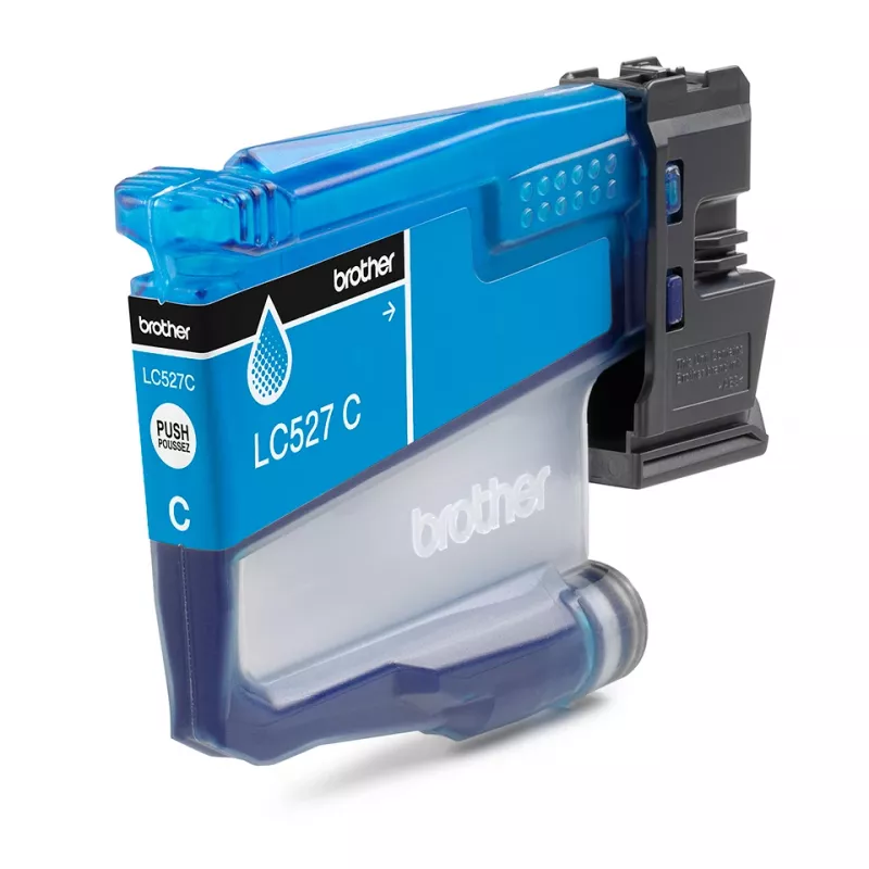 Brother Original LC527C Tintenpatrone - Cyan, Cyan, Pigmenttinte, 1 Stk., 900 Seiten, Einzelpackung