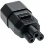Microconnect PEA0408 Kabel-Gender-Changer C14 C5 Schwarz