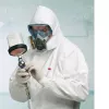Atemschutzmaske 3M Serie 6000 L, wiederverwendbare Halbmaske, Größe L, grau