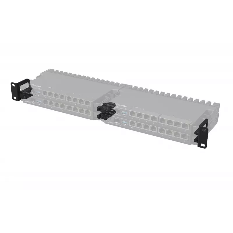 MikroTik K-79 Rackmount-Set für RB5009/L009, 1U, Schwarz
