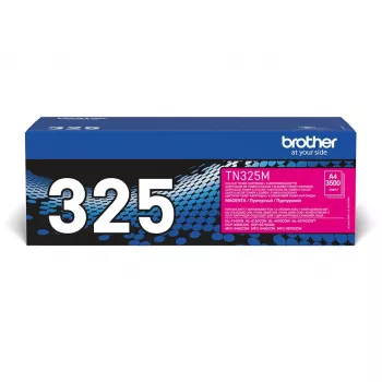 Brother TN-325M Toner Cartridge, Magenta, 3500 Seiten