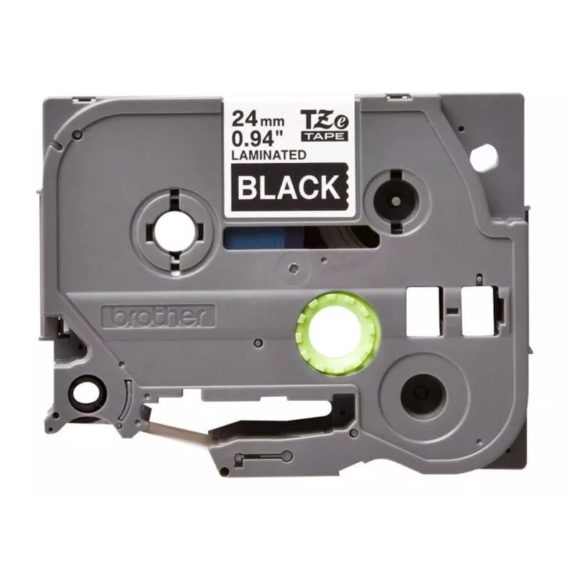 Etikettenband Brother TZe355 24mm Weiß auf Schwarz