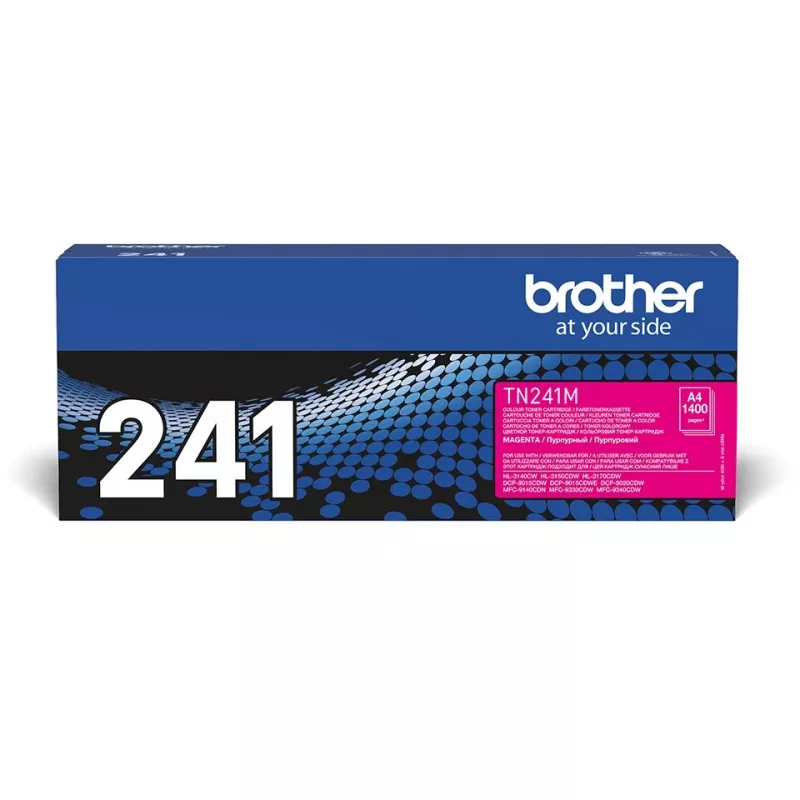 Brother TN-241M Toner Cartridge, Magenta, 1400 Seiten