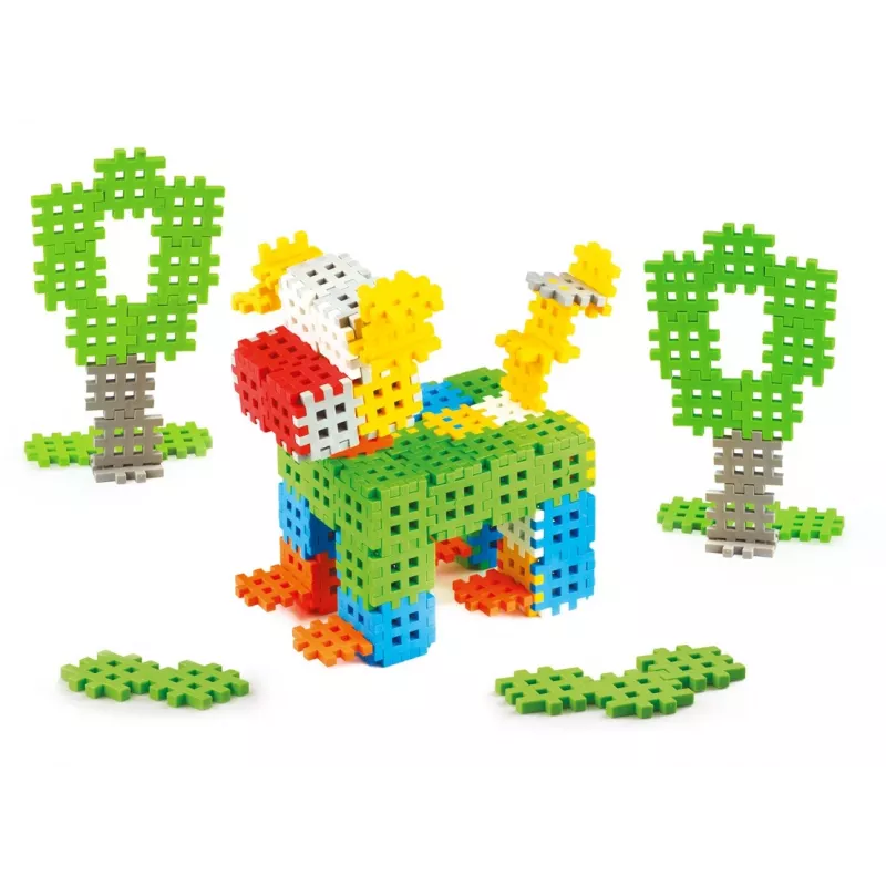 Marioinex Mini Waffle 140 Bausatz — 140 Teile, mehrfarbig, für Kinder ab 3 Jahren