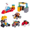 Bauklötze Marioinex Mini Waffle Constructor 300 — kompatibles Steckbauset, 300 Teile, mehrfarbig