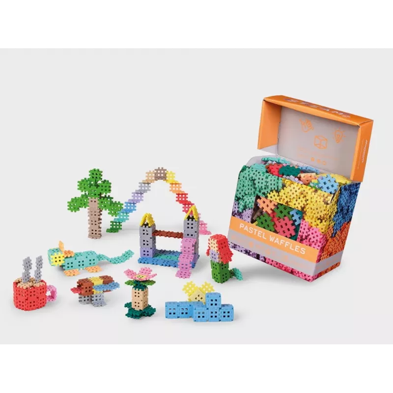 Marioinex Mini Waffle Bausteine, pastell, 300 Teile