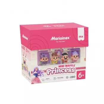 Spielzeug-Bauset Marioinex Waffle Mini Blocks Princess — 280 Teile, mehrfarbig, Box, Alter 6+