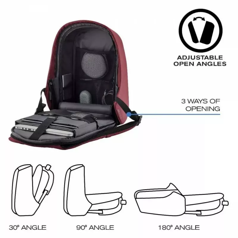 Rucksack XDDESIGN Bobby Hero Small — Diebstahlhemmender wasserabweisender Alltagsrucksack, kompakte Größe