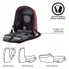 Rucksack XDDESIGN Bobby Hero Small — Diebstahlhemmender wasserabweisender Alltagsrucksack, kompakte Größe