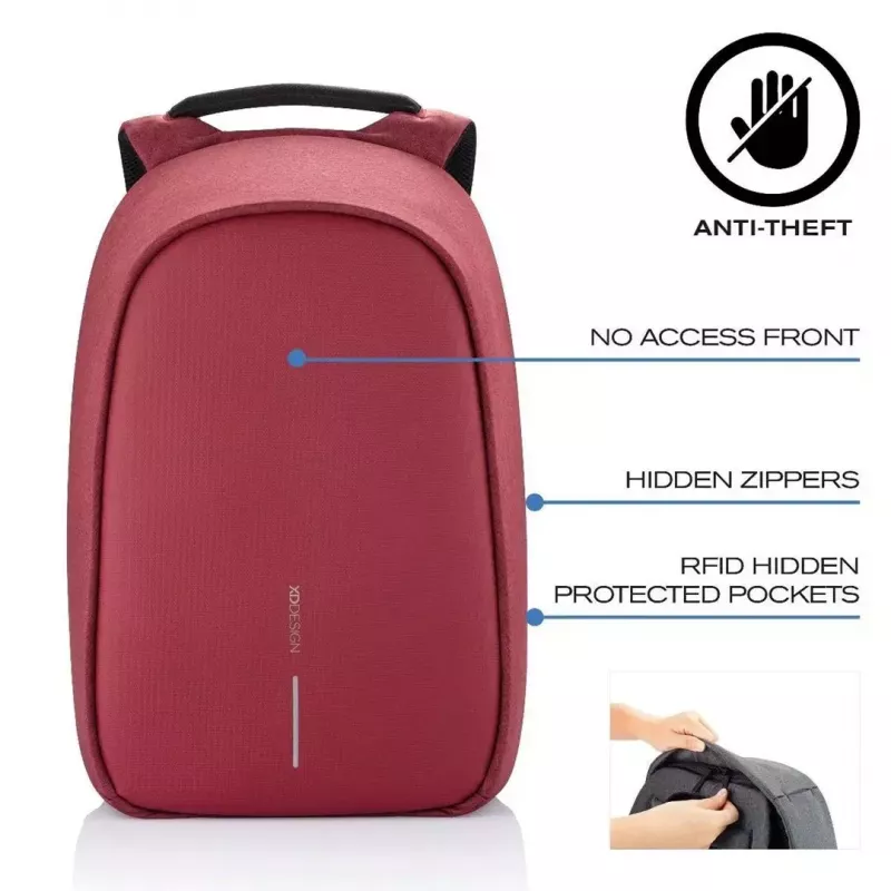 Rucksack XDDESIGN Bobby Hero Small — Diebstahlhemmender wasserabweisender Alltagsrucksack, kompakte Größe