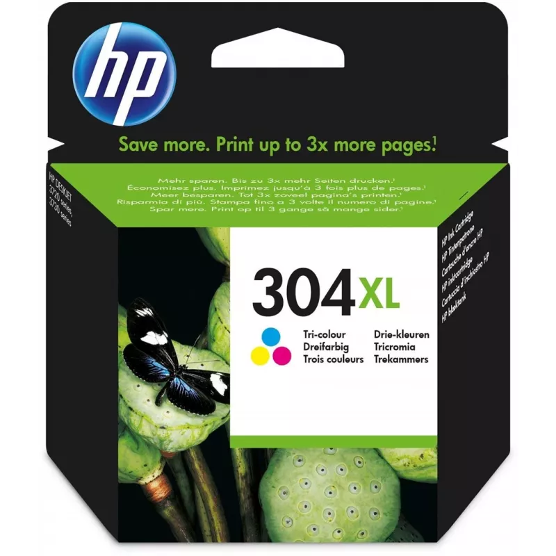 HP 304XL Tri-Color Original Tintenpatrone