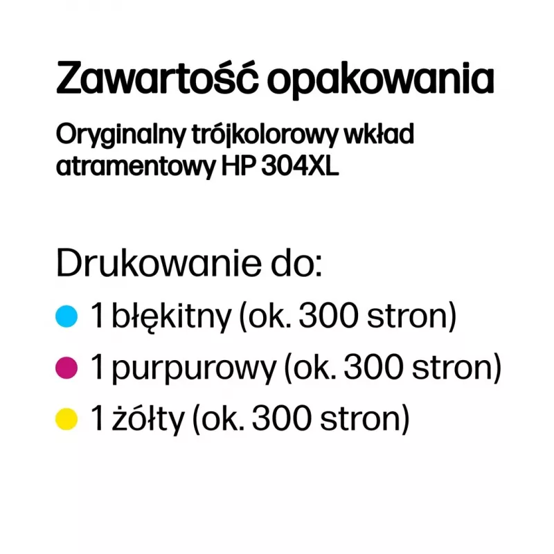 HP 304XL Tri-color Original Tintenpatrone
