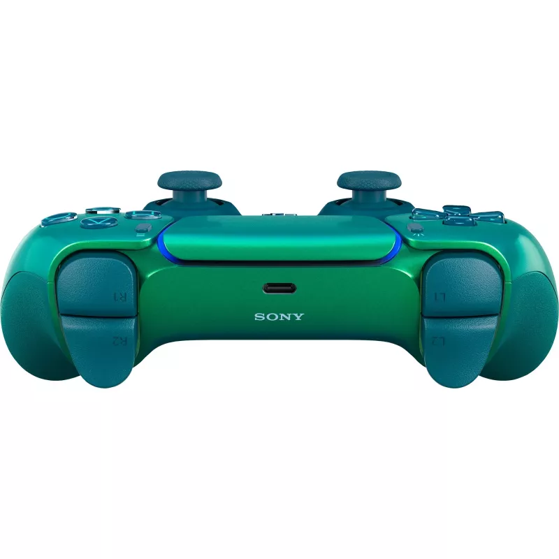 Kabelloses Gamepad Sony für PlayStation 5 und iOS – Bluetooth/USB-C, analog/digital, integrierter Akku, 160×106×66 mm, Türkis
