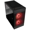 Lian Li LANCOOL 205M Mesh Micro-ATX-Gehäuse, gehärtetes Glas, Schwarz