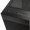 Lian Li LANCOOL 205M Mesh Micro-ATX-Gehäuse, gehärtetes Glas, Schwarz