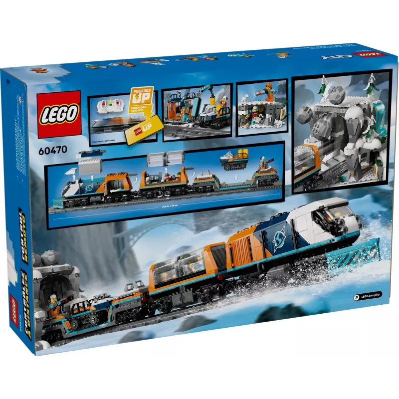 LEGO CITY 60470 Forscher Arctic Polar Express Zug