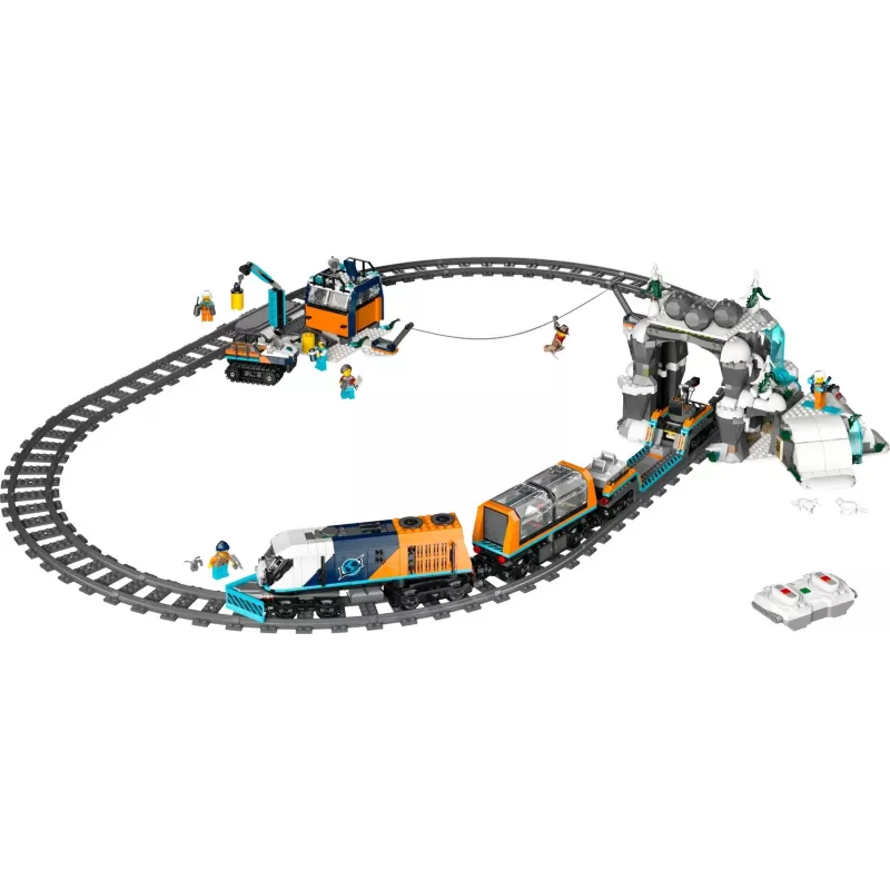 LEGO CITY 60470 Forscher Arctic Polar Express Zug