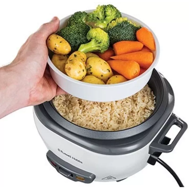 Russell Hobbs 27020-56 Reis kocher Mini, 0,4 L, Schwarz/Weiß