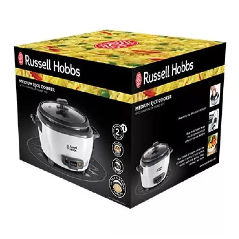 Russell Hobbs 27020-56 Reis kocher Mini, 0,4 L, Schwarz/Weiß